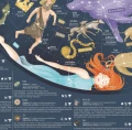 Mapa Nieba Młodego Odkrywcy - mapa ścienna dla dzieci 