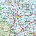 Polska - mapa ścienna administracyjno-drogowa - różne wymiary