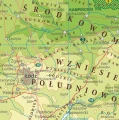 Polska - mapa ścienna dwustronna administracyjno-fizyczna - różne wymiary
