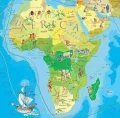 Young Explorer's World Map - mapa w języku angielskim dla dzieci 140x100 cm