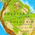 Świat - mapa szkolna ścienna fizyczna XXL 194x140 cm