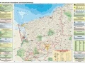 DUO Zachodniopomorskie - ścienna mapa ekologiczna/ konturowa
