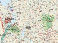 DUO Zachodniopomorskie - ścienna mapa ekologiczna/ konturowa