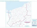 DUO Zachodniopomorskie - ścienna mapa ekologiczna/ konturowa