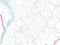DUO Zachodniopomorskie - ścienna mapa ekologiczna/ konturowa