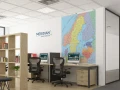 Kraje basenu Morza Bałtyckiego - mapa polityczna
