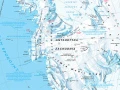 Antarktyda - mapa fizyczna