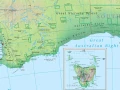 Australia - mapa fizyczna