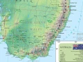 Australia - mapa fizyczna