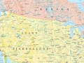 Ameryka Północna - mapa polityczna