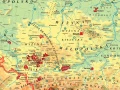 Mapa fizyczna Polski z elementami ekologii