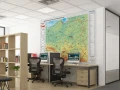 Mapa fizyczna Polski z elementami ekologii
