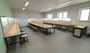 Stół warsztatowy wielorozmiarowy STB LAB 1300 x 600 mm - różne warianty