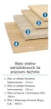 Stół warsztatowy wielorozmiarowy STB LAB 1300 x 600 mm - różne warianty