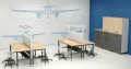 Stół warsztatowy wielorozmiarowy STB LAB 1300 x 600 mm - różne warianty