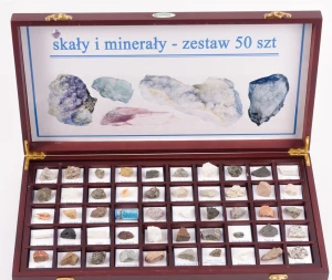 Zestaw - Skały i minerały - zestaw 50 sztuk