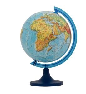Globus szkolny 250 mm Mapa Fizyczna 3D