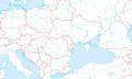 Mapa konturowa Europy