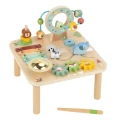 WOOPIE GREEN Drewniany Stolik Edukacyjny Muzyczny Labirynt Sensoryczny