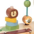 WOOPIE GREEN Drewniany Stolik Edukacyjny Muzyczny Labirynt Sensoryczny