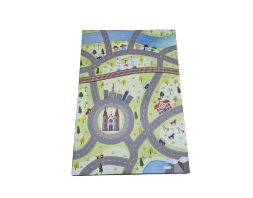  Mata z nadrukiem Miasto 200 x 140 x 5 cm