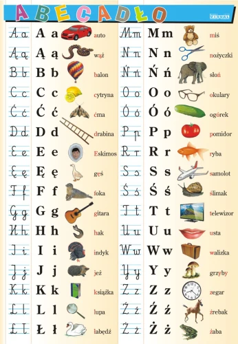Abecadło - plansza edukacyjna