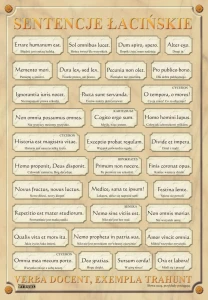 Sentencje łacińskie - plansze edukacyjne