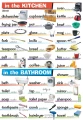 In the kitchen, in the bathroom - plansza edukacyjna