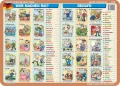 Das Alphabet, die Gegensätze, was machen sie, die Berufe - podkładka edukacyjna 