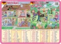 Meine Stadt, der Sport, mein Haus, Familie im Garten - podkładka edukacyjna