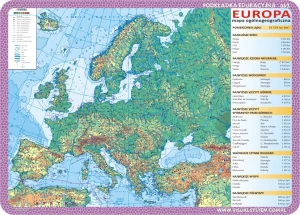 MAPA EUROPY - podkładka edukacyjna