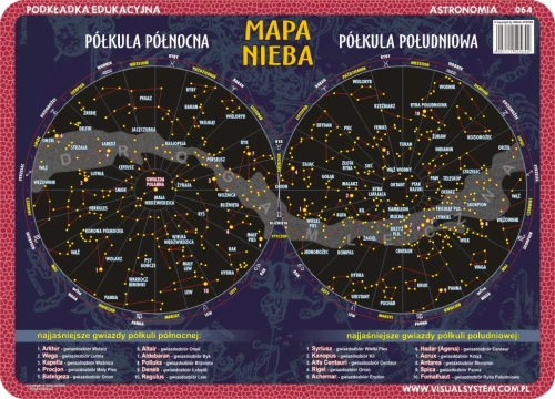 MAPA NIEBA - podkładka edukacyjna