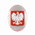 Godło Polski owalne emaliowane 48 x 60 cm
