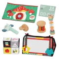 WOOPIE GREEN Pudełko XXL Montessori Sensoryka i Edukacja 6w1 FSC