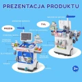 WOOPIE Interaktywny Wózek Małego Doktora Zestaw Lekarski Rentgen 115cm
