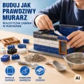 WOOPIE Zestaw Konstrukcyjny DIY do Budowania Cegły Posterunek Policji 186 el. Cegiełki Budowlane