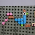 MASTERKIDZ Zestaw Kołeczki w kształcie figur geometrycznych 64szt do tablic STEM