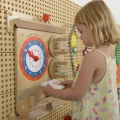 MASTERKIDZ Nauka Odczytywania Zegara Ścienna Tablica Edukacyjna Flex