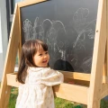 CLASSIC WORLD EDU Drewniana Tablica Kredowa Edukacyjna