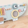 TOOKY TOY Drewniana Tablica Manipulacyjna Krokodyl 3 el.