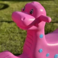 WOOPIE Bujak Wieloosobowy Dino Huśtawka Równoważna Różowa