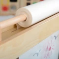 MASTERKIDZ Ogromna Drewniana Sztaluga Okienna Do Malowania