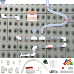 MASTERKIDZ System Rur Do Tablicy STEM 84 Elementów Tor Wodny Kulkowy