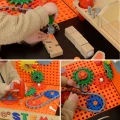 MASTERKIDZ Drewniany Warsztat XXL Montessori STEM z Narzędziami