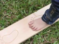 MASTERKIDZ Trening Balansu Równowagi Drewniana Ścieżka Sensoryczna