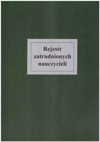 Rejestr zatrudnionych nauczycieli