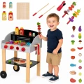 WOOPIE GREEN Grill Drewniany Szaszłyki Warzywa Akcesoria 24el.