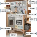 WOOPIE GREEN Drewniana Interaktywna Kuchnia 9w1 z Pralką i Tablicą