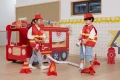 VIGA Duży Drewniany Wóz Strażacki Plac Zabaw Montessori