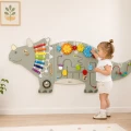 VIGA Ścienny Panel Aktywności Dinozaur Triceratops Tablica 18m+